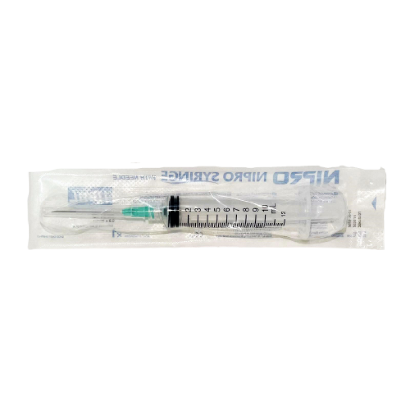 Nipro 10cc Syringe with 21G x 1 1/2 needle