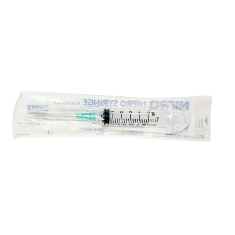 Nipro 5cc Syringe with 21G x 1 1/2 needle
