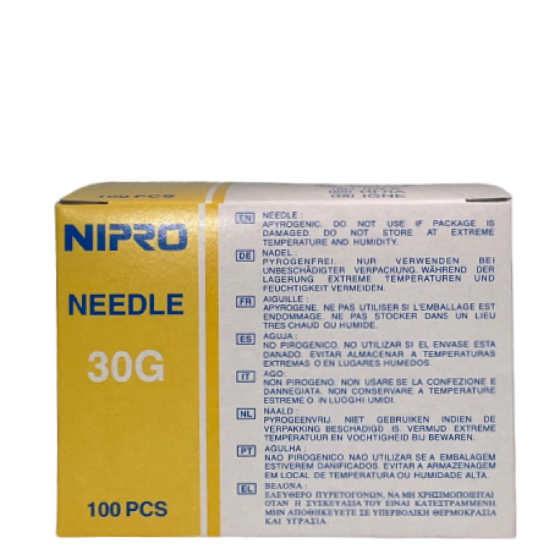 Nipro 30G x 1/2 needles