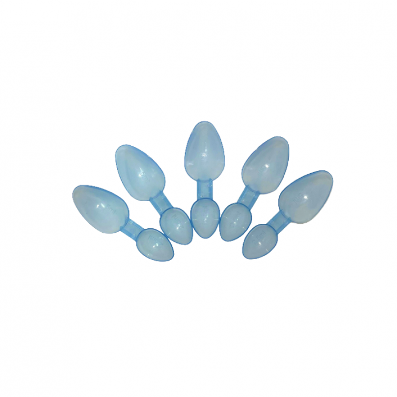 PLASTIC SPOON 2.5 ML / 5 ML (Blue)