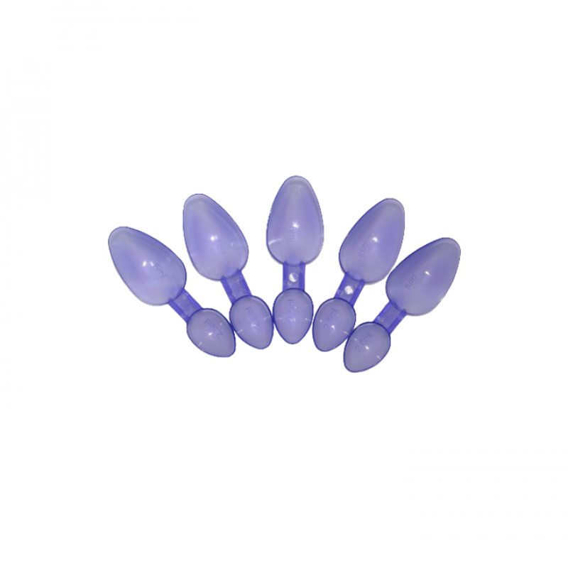 PLASTIC SPOON 2.5 ML / 5 ML (Purple)