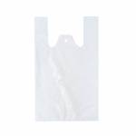 White Carrier Bag  8” x 5” x 15”